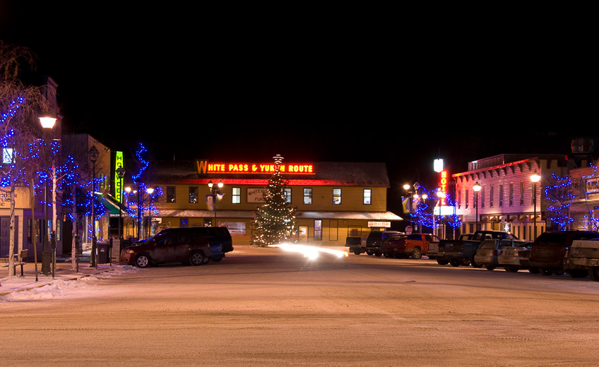 photo: Lights on Main
Street, Whitehorse