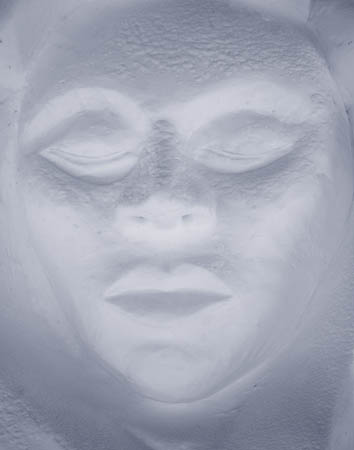 photo: Face in the Snow