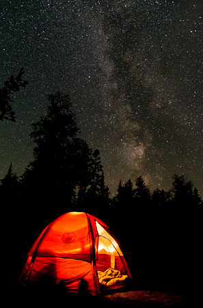 photo: Tenting Under the Milky Way